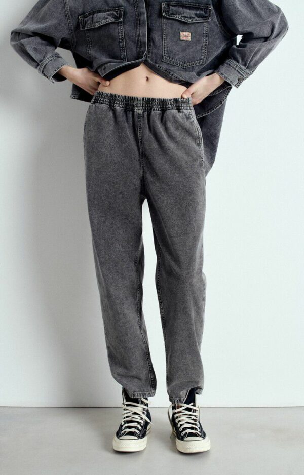 JAZ11AH Joggers Jazy | Donkergrijs - American Vintage - Afbeelding 3