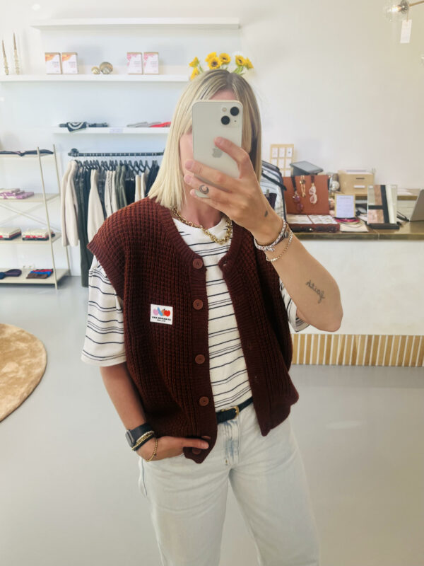 CRA19AH Vest Crashway | Roest - American Vintage - Afbeelding 2