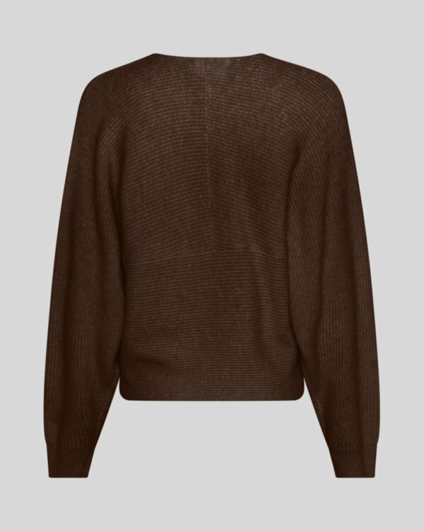MSCHZinelle Hope Wrap Pullover | Slate Black - MSCH Copenhagen - Afbeelding 2
