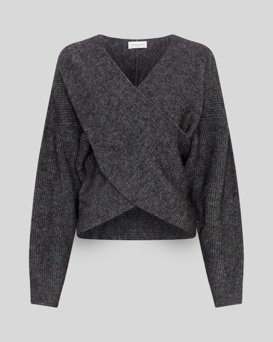 MSCHZinelle Hope Wrap Pullover | DGM - MSCH Copenhagen - Afbeelding 4