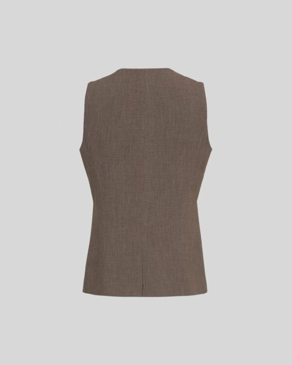 MSCHRosina Michelle Waistcoat | Slate Black - MSCH Copenhagen - Afbeelding 2