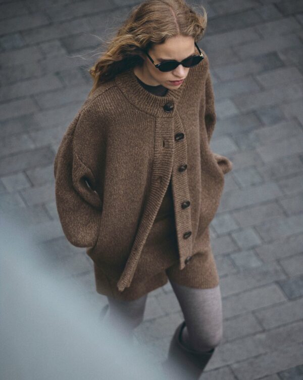 MSCHLissi Knit Jacket | Slate Black - MSCH Copenhagen - Afbeelding 5