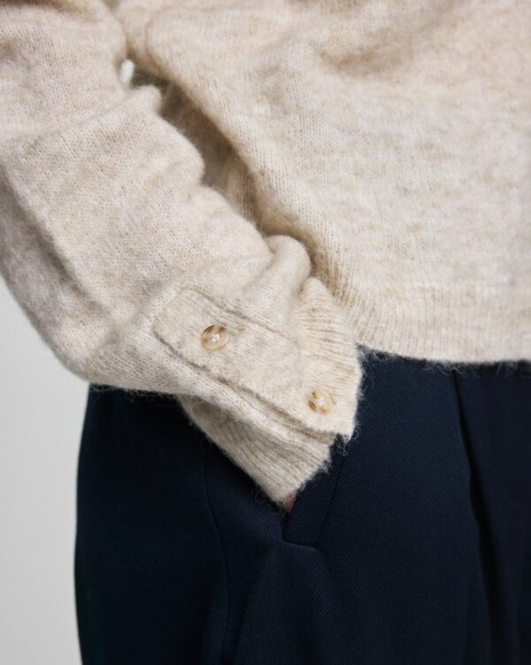MSCHMilania Hope Pullover | Oatmeal Melange - MSCH Copenhagen - Afbeelding 4