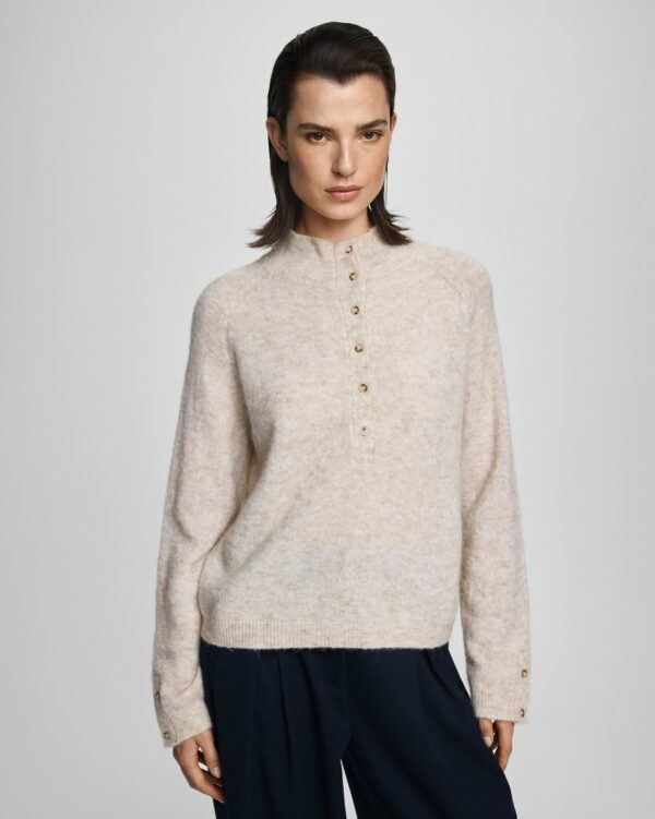 MSCHMilania Hope Pullover | Oatmeal Melange - MSCH Copenhagen - Afbeelding 3