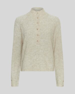 MSCHMilania Hope Pullover | Oatmeal Melange - MSCH Copenhagen