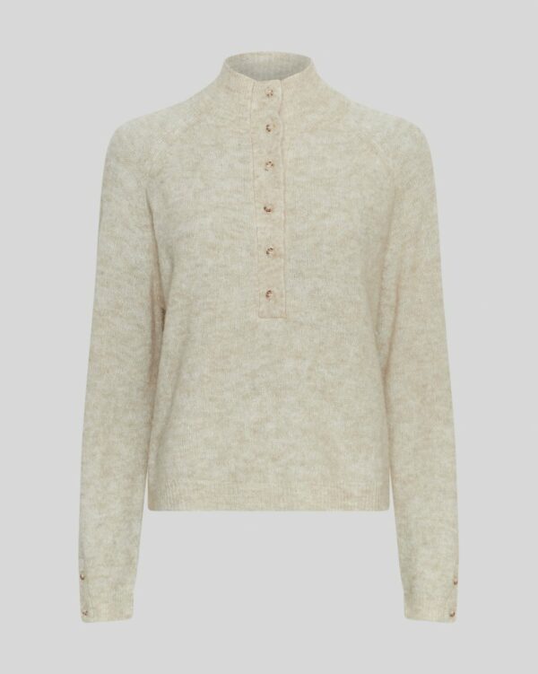 MSCHMilania Hope Pullover | Oatmeal Melange - MSCH Copenhagen