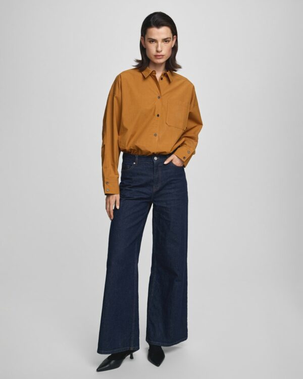 MSCHSolia Ada Wide Jeans | Dark Blue Wash - MSCH Copenhagen - Afbeelding 3