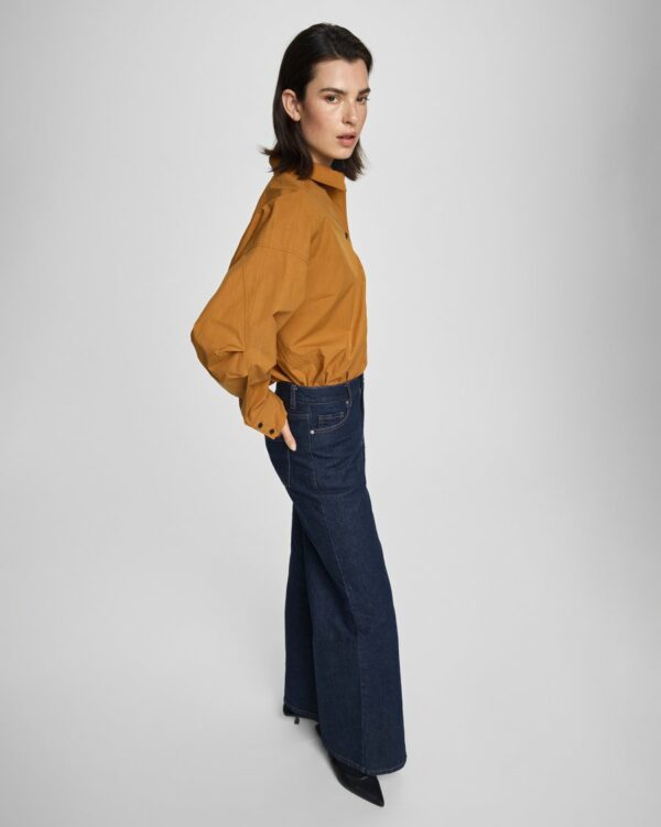 MSCHSolia Ada Wide Jeans | Dark Blue Wash - MSCH Copenhagen - Afbeelding 4