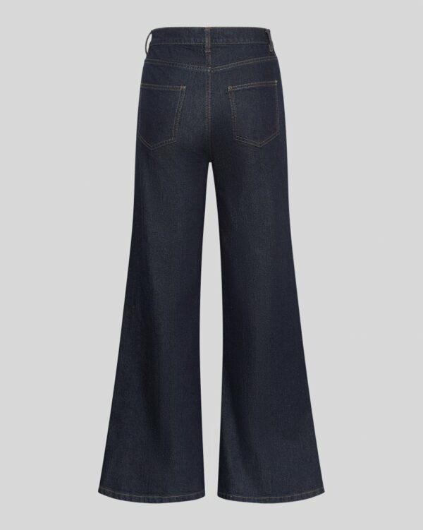 MSCHSolia Ada Wide Jeans | Dark Blue Wash - MSCH Copenhagen - Afbeelding 2