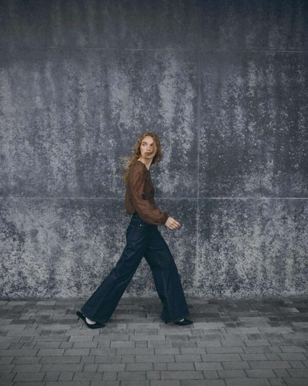 MSCHSolia Ada Wide Jeans | Dark Blue Wash - MSCH Copenhagen - Afbeelding 5