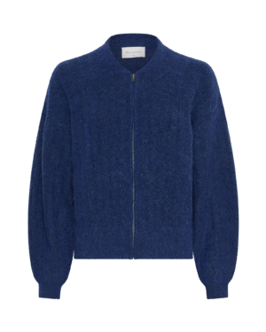 Alternative view of MSCHJin Nenaya Zip Cardigan | Sodalite Blue - MSCH Copenhagen