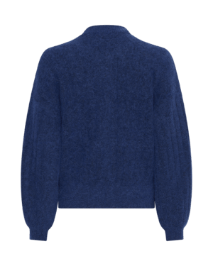 Alternative view of MSCHJin Nenaya Zip Cardigan | Sodalite Blue - MSCH Copenhagen