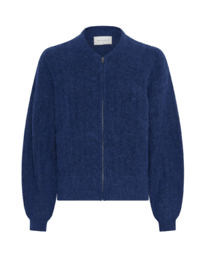 MSCHJin Nenaya Zip Cardigan | Sodalite Blue - MSCH Copenhagen