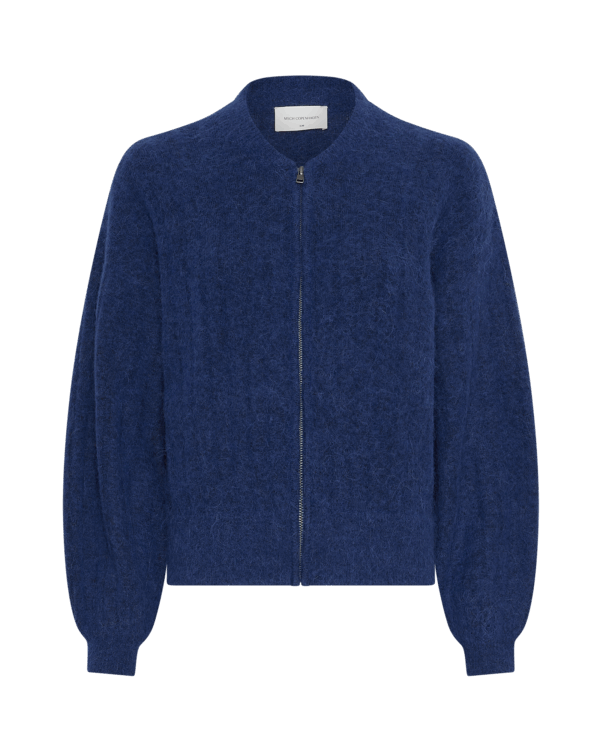 MSCHJin Nenaya Zip Cardigan | Sodalite Blue - MSCH Copenhagen