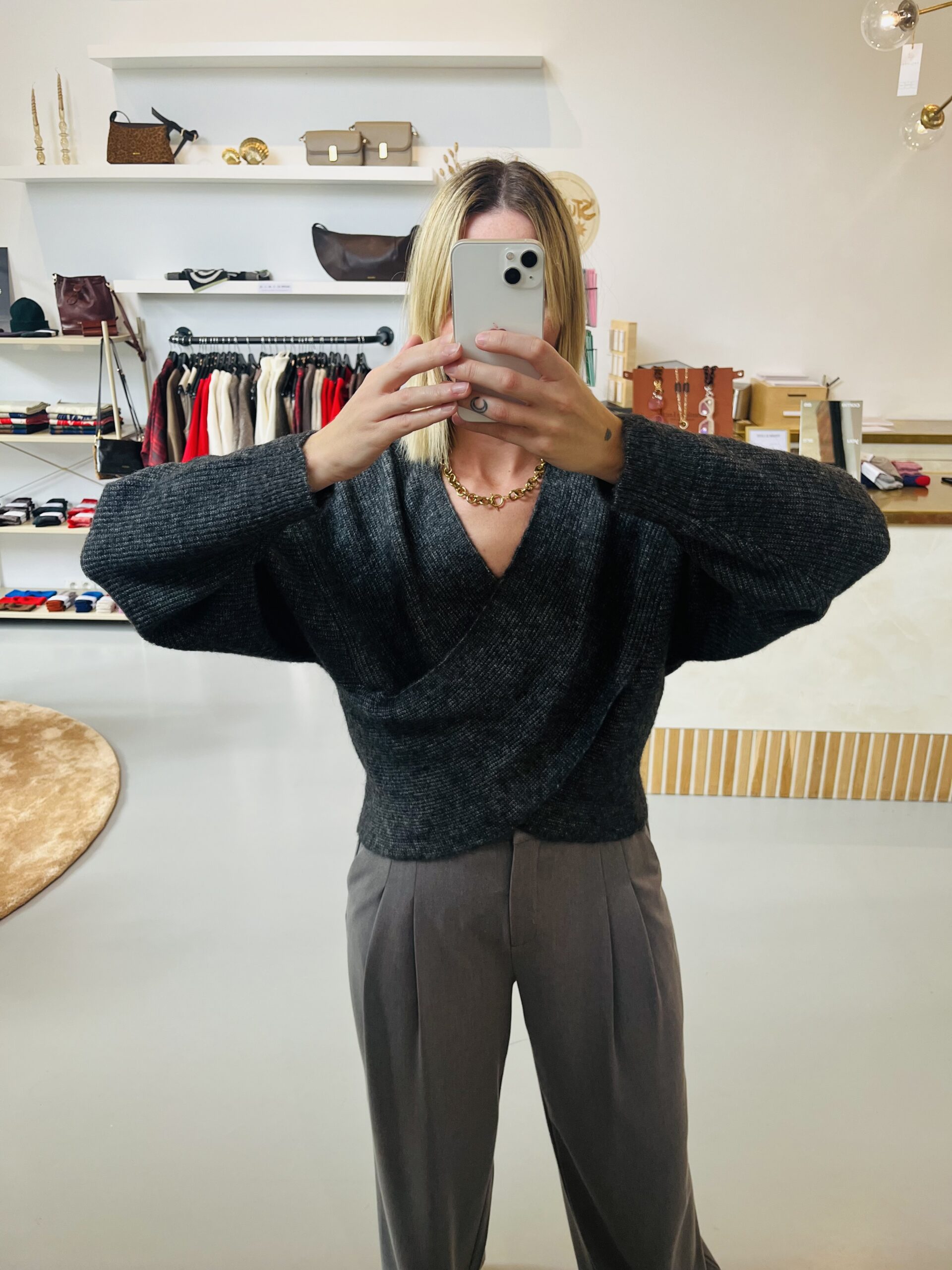 MSCHZinelle Hope Wrap Pullover | DGM - MSCH Copenhagen