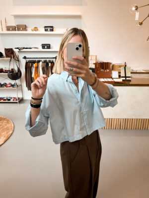 Alternative view of MSCHLiene Zenika Shirt | Ice Water - MSCH Copenhagen