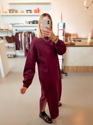 SLFGia Ankle Dress | Fig - Selected Femme