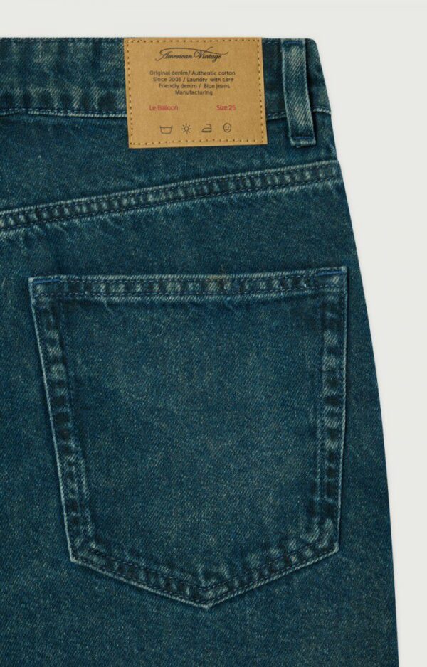TIUBAY Balloon Jeans | Dark Blue - American Vintage - Afbeelding 2