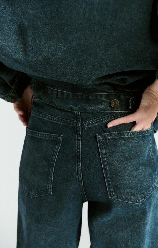 TIUBAY Balloon Jeans | Dark Blue - American Vintage - Afbeelding 6