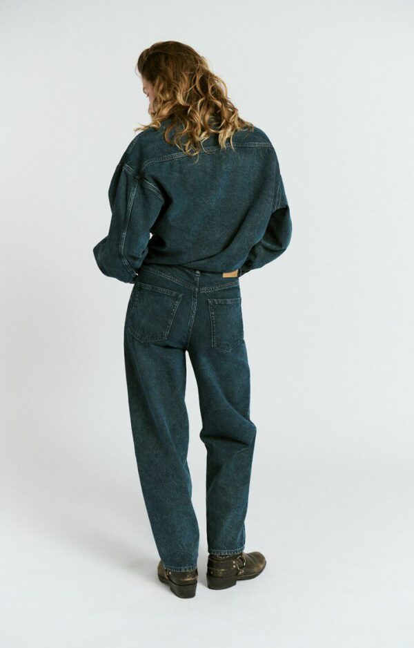 TIUBAY Balloon Jeans | Dark Blue - American Vintage - Afbeelding 5