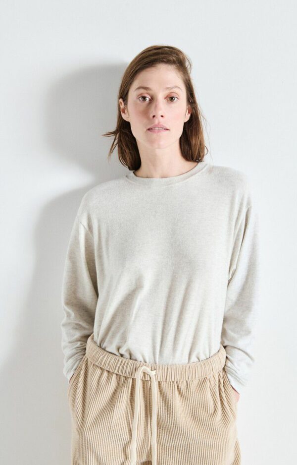YPAWOOD T-Shirt | Gris Chine - American Vintage - Afbeelding 2