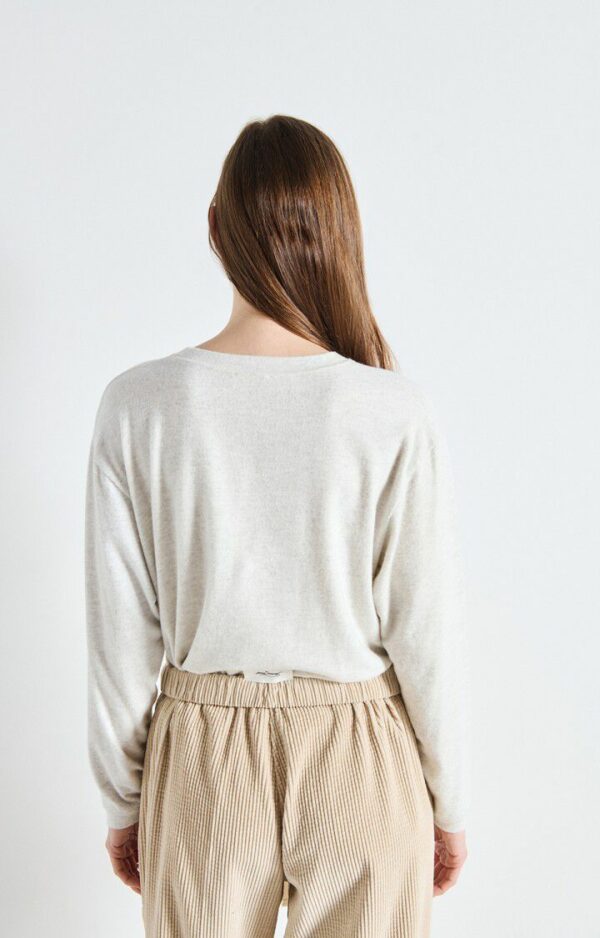 YPAWOOD T-Shirt | Gris Chine - American Vintage - Afbeelding 4