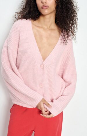 Alternative view of EAST Cardigan | Cotton Candy Melange - American Vintage