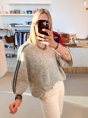 VITOW Knit | Light Grey Melange - American Vintage