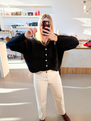 Vitow Cardigan | Black - American Vintage