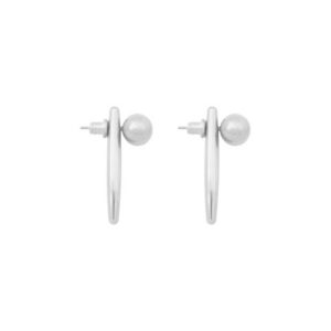 Conflicting Earrings | Silver, zilver - Bandhu