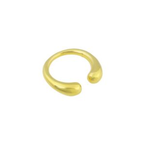 Melt Ring | Gold plated, goud - Bandhu