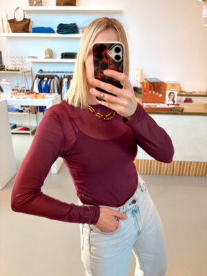 Alternative view of SLFOlga Top | Fig - Selected Femme