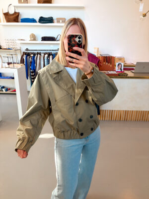 SLFSutton Casual Bomber | Deep Lichen Green - Selected Femme