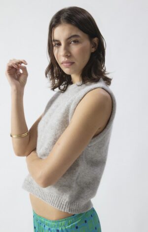 Alternative view of VITOW Spencer | Light Grey Melange - American Vintage