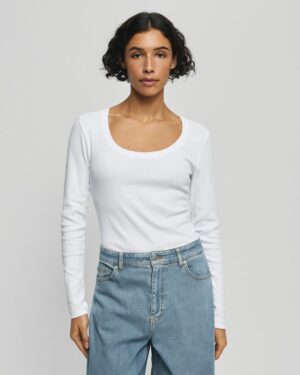 MSCHJeanie Rasmia U Top | White - MSCH Copenhagen