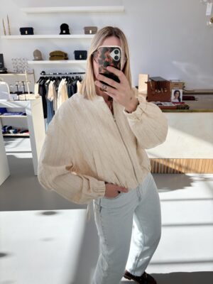 YASPhilina Bomber Jacket | Pristine - Y.A.S