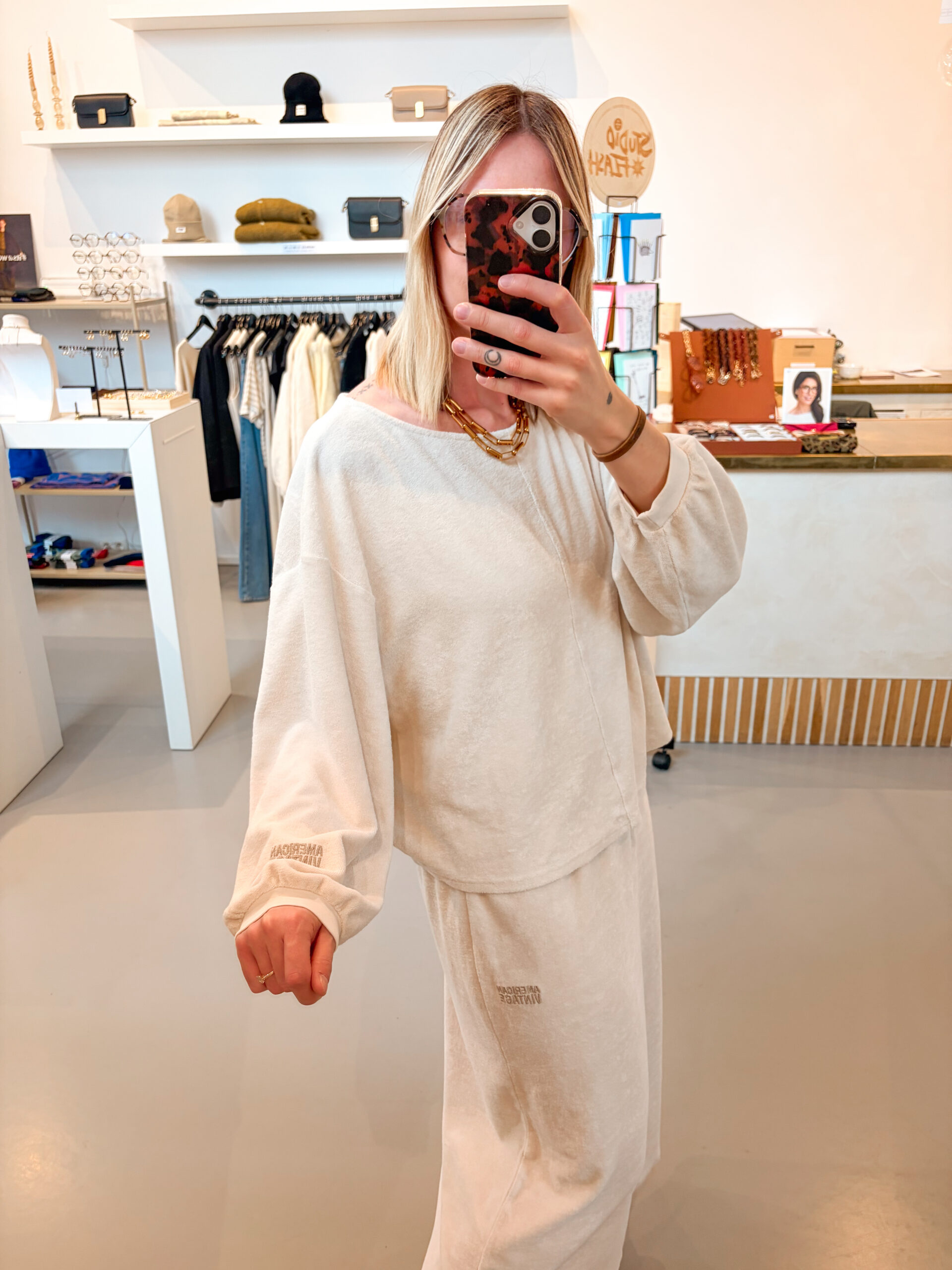 FUXOW Rok | Ecru - American Vintage - Afbeelding 5