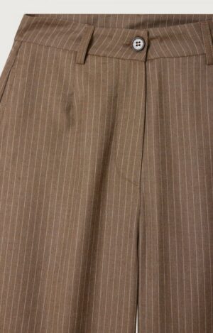Alternative view of YROWAY Pants | Brown Stripes - American Vintage