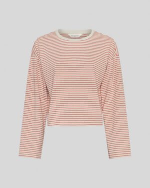 Alternative view of MSCHKrestiane Pullover | Oatmeal/Rose Stripe - MSCH Copenhagen