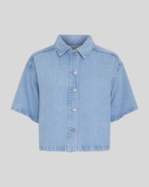 MSCHSaphina 2/4 Shirt | Light Blue Wash - MSCH Copenhagen