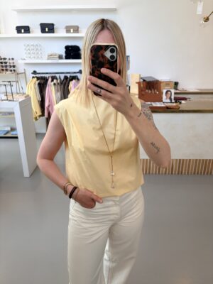 SLFDelia Top | Italian Straw - Selected Femme