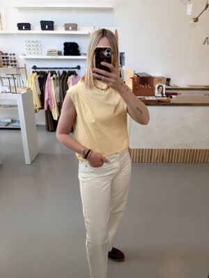 Alternative view of SLFDelia Top | Italian Straw - Selected Femme