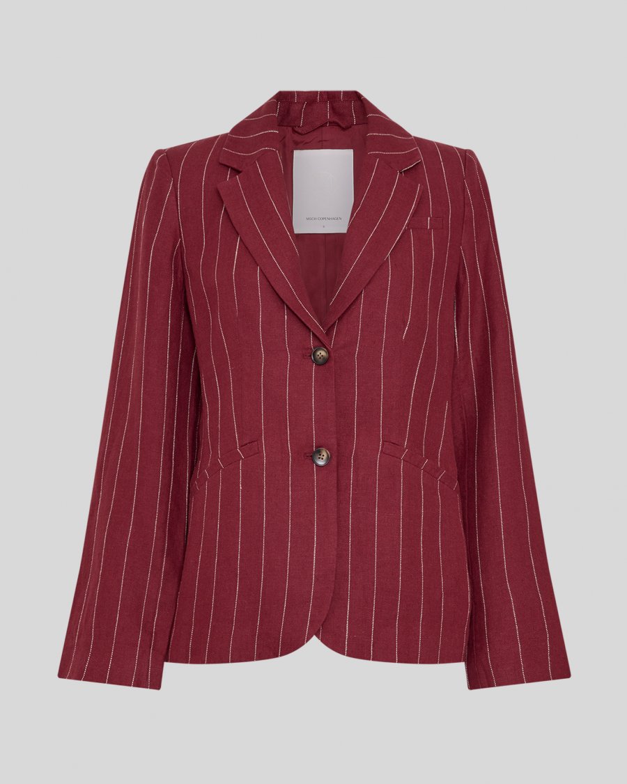 MSCHClaritta Loose Blazer | Rhubarb/Sand - MSCH Copenhagen