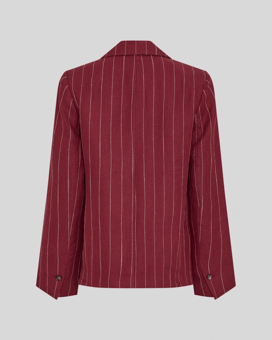 MSCHClaritta Loose Blazer | Rhubarb/Sand - MSCH Copenhagen - Afbeelding 2