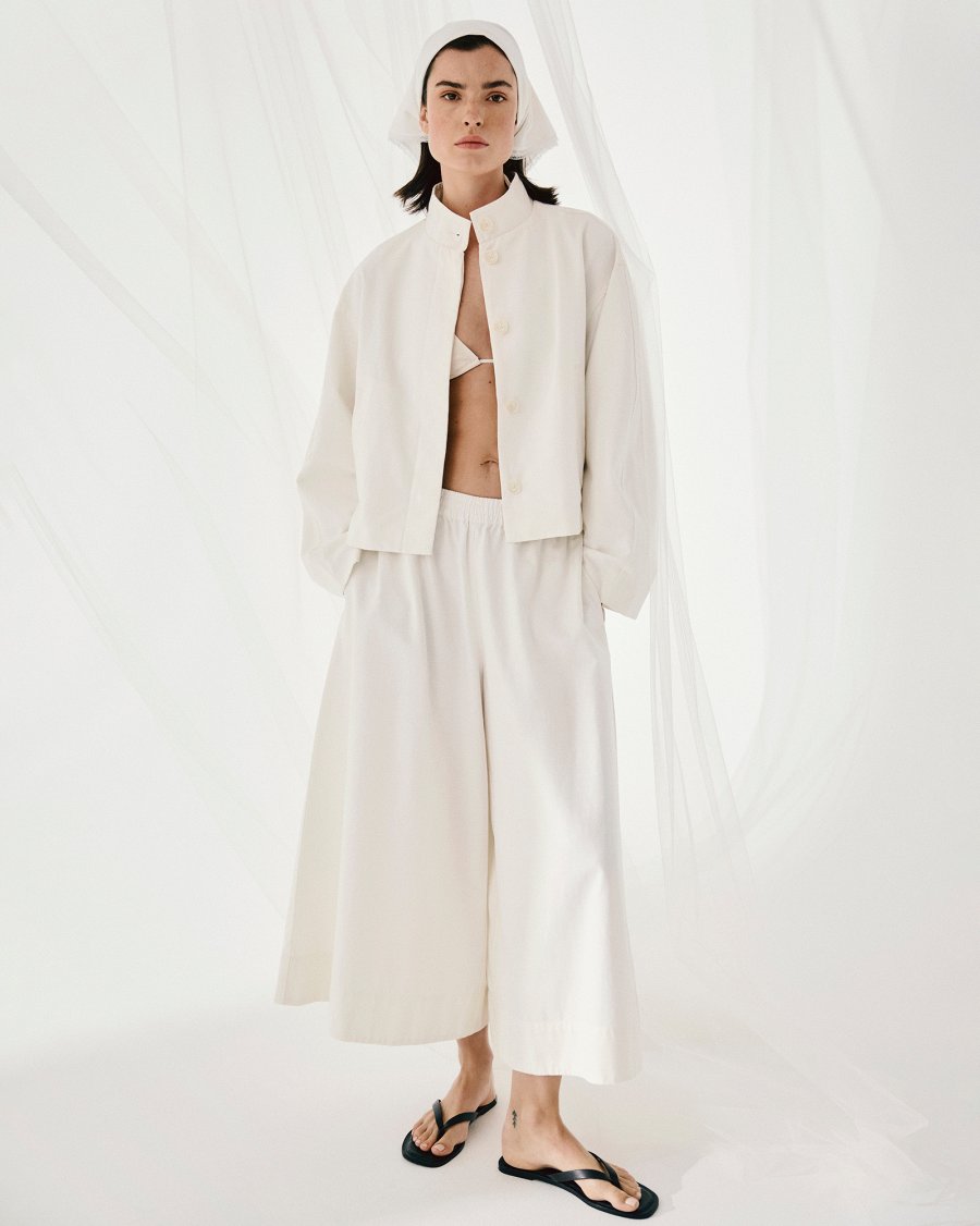 MSCHJosilyn HW Skirt Pants | Egret - MSCH Copenhagen