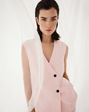 MSCHFranciska Waistcoat | Lotus Melange - MSCH Copenhagen