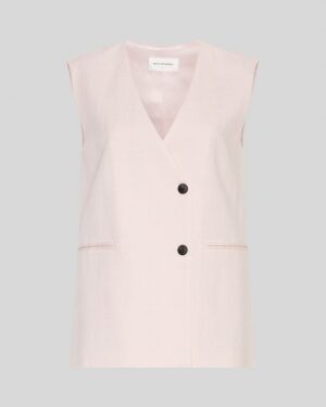 Alternative view of MSCHFranciska Waistcoat | Lotus Melange - MSCH Copenhagen