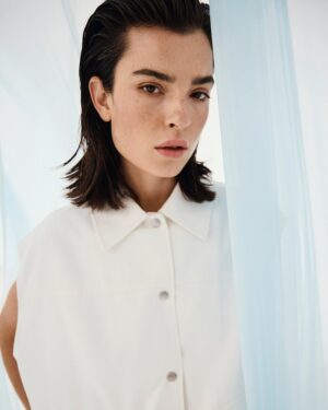 Alternative view of MSCHJosilyn Vest | Egret - MSCH Copenhagen