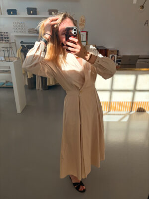 Alternative view of MSCHSelmina Dress | Oatmeal - MSCH Copenhagen