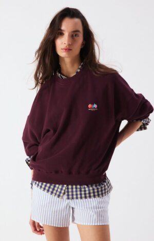 ATUBAY Sweater | Wine - American Vintage